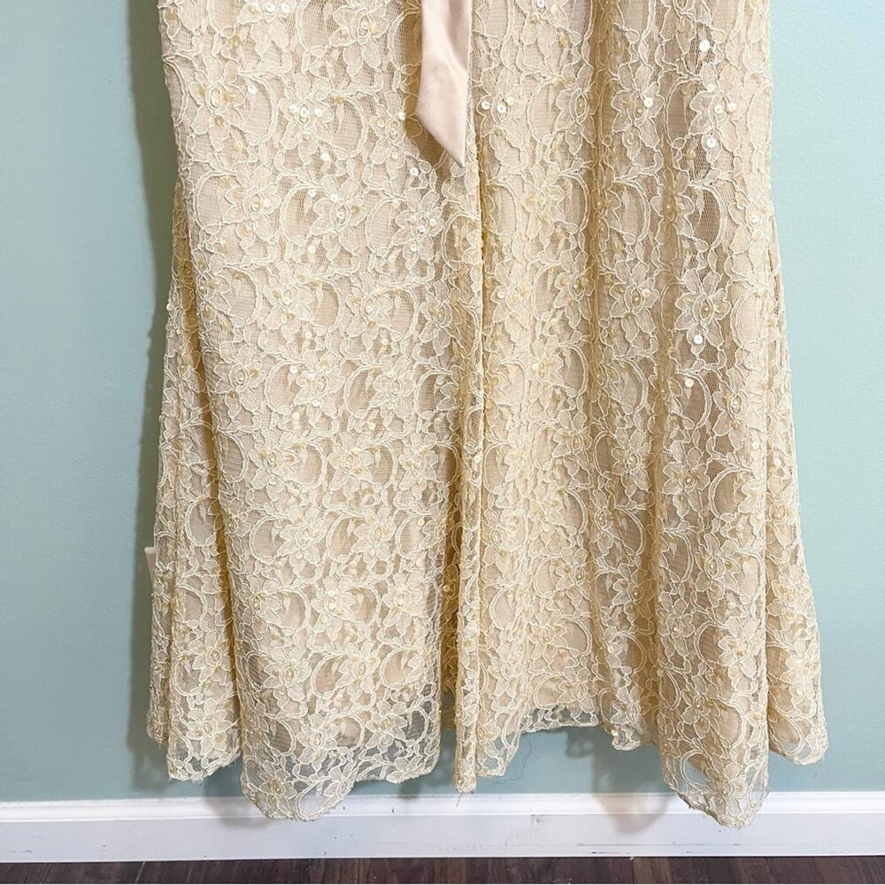 Mori Lee Lace‎ Bridesmaid Dress Cream - Picture 11 of 16